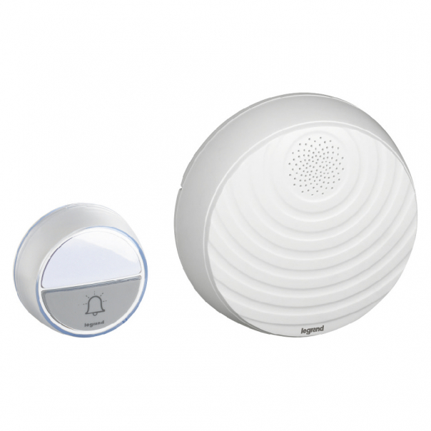DZWONEK BEZPRZEWODOWY COMFORT - BIAŁY - ZESTAW - 094252 - LEGRAND