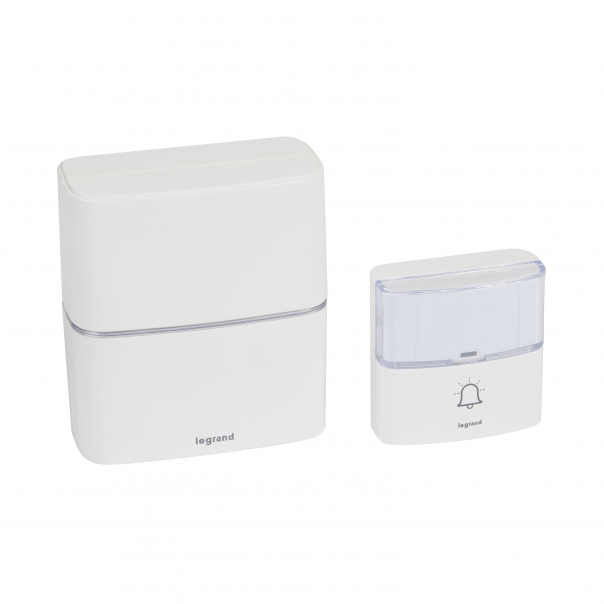 DZWONEK BEZPRZEWODOWY SERENITY - BIAŁY - ZESTAW - 094270 - LEGRAND