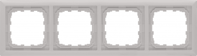 RAMKA POCZWÓRNA TWORZYWO LAKIEROWANE ALUMINIUM KOS 66 - 664084 - KOS