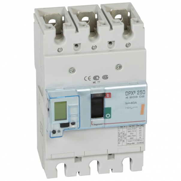 WYŁĄCZNIK DPX3 250 EL 3P 40A 25KA - 420302 - LEGRAND