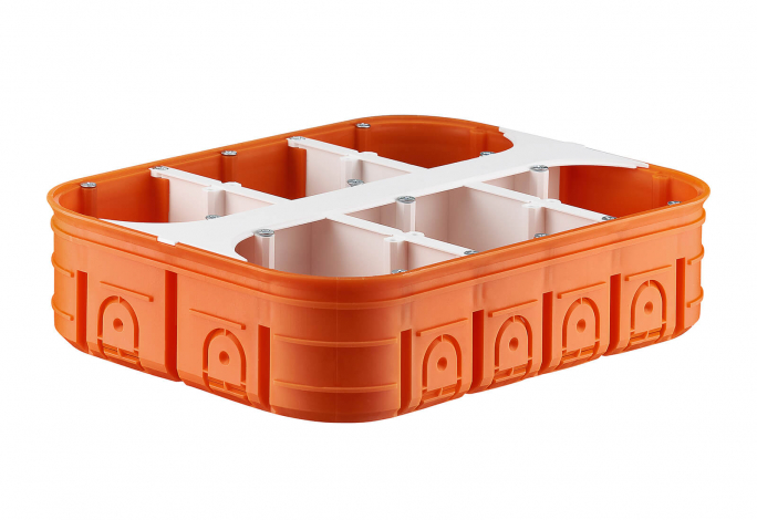 PUSZKA PODTYNKOWA 6-POLOWA 6 X 60 MM, MULTIWALL, POMARAŃCZOWA M6X60F - 33310008 - SIMET