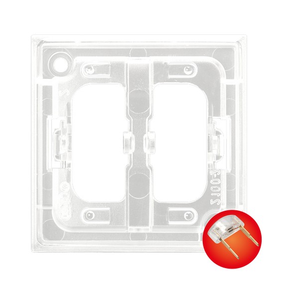 ZESPÓŁ PODŚWIETLENIA LED CZERWONY ARIA - ZP-2UC - OSPEL