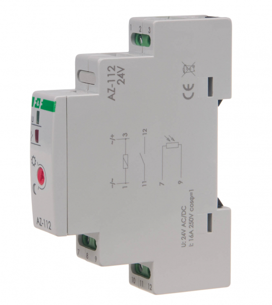 Automat zmierzchowy z zewnętrzną sondą hermetyczną - AZ-112-24V - F&F