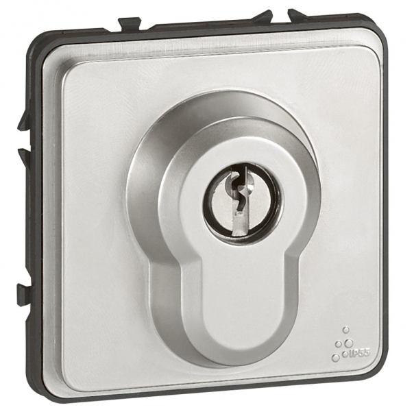 SOLIROC - ŁACZNIK PRZEŁĄCZANY KLUCZEM 3-POZYCJE NO - 077875 - LEGRAND