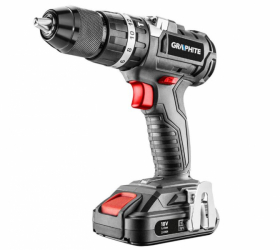 Wiertarko-wkrętarka akumulatorowa bezszczotkowa z udarem Energy+ 18V, Li-Ion, 13 mm bez akumulatora - 58G020 - GTX POLAND