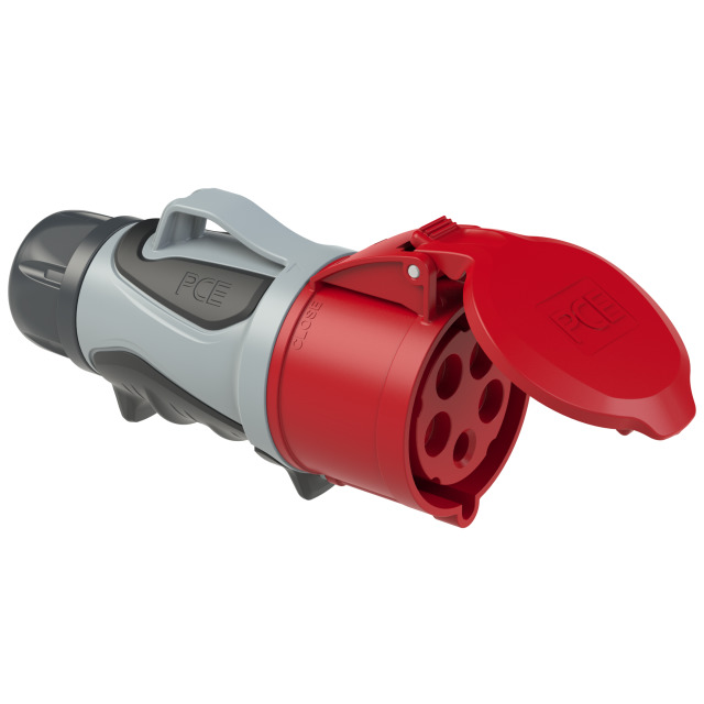 gniazdo przenośne 16A 5P 6h GRIP Turbo Twist IP44o przenośne 16A 5P 6h GRIP Turbo Twist IP44 - 2153-6TT - PCE