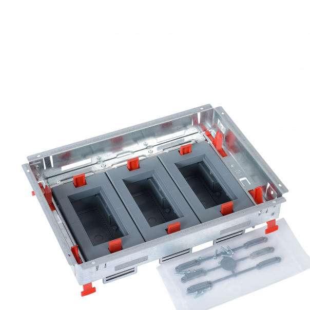 PUSZKA PODŁOGOWA STANDARDOWA POZIOMA REGULOWANA 12(3X4)M - 088020 - LEGRAND