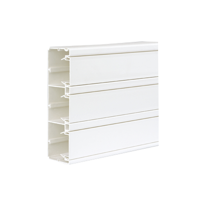 Kanał 3-kom. Cabloplus PVC 185x55mm, dł. 2 mb, cena za 1mb; czysta biel - TK12143/9 - KONTAKT SIMON