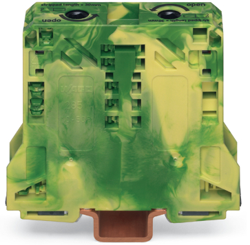 ZŁĄCZKA 2-PRZEWODOWA 50 MM2 ŻÓŁTO-ZIELONA. - 285-157 - WAGO