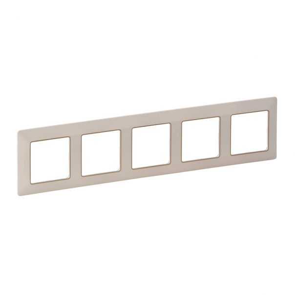 RAMKA PIĘCIOKROTNA KREMOWA/ZŁOTA VALENA LIFE - 754065 - LEGRAND