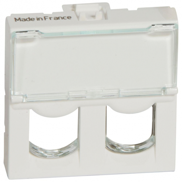ADAPTER DO ZŁĄCZY PODWÓJNYCH SYSTIMAX BIAŁY MOSAIC - 078603 - LEGRAND