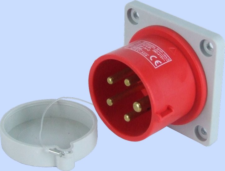 WTYCZKA TABLICOWA PROSTA WTP 16/5 WTYCZKA 16A/400V 3P+N+Z. - 922030 - ELEKTROMET DZIERŻONIÓW