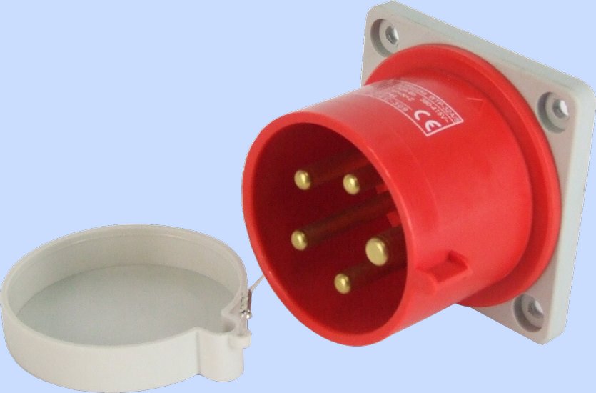 WTYCZKA TABLICOWA PROSTA WTP 32/5 WTYCZKA 32A/400V 3P+N+Z. - 922035 - ELEKTROMET DZIERŻONIÓW