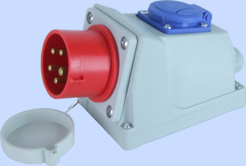 WTYCZKA STAŁA KOMBI WSC 16/5 WTYCZKA 16A/400V 3P+N+Z. - 922040 - ELEKTROMET DZIERŻONIÓW