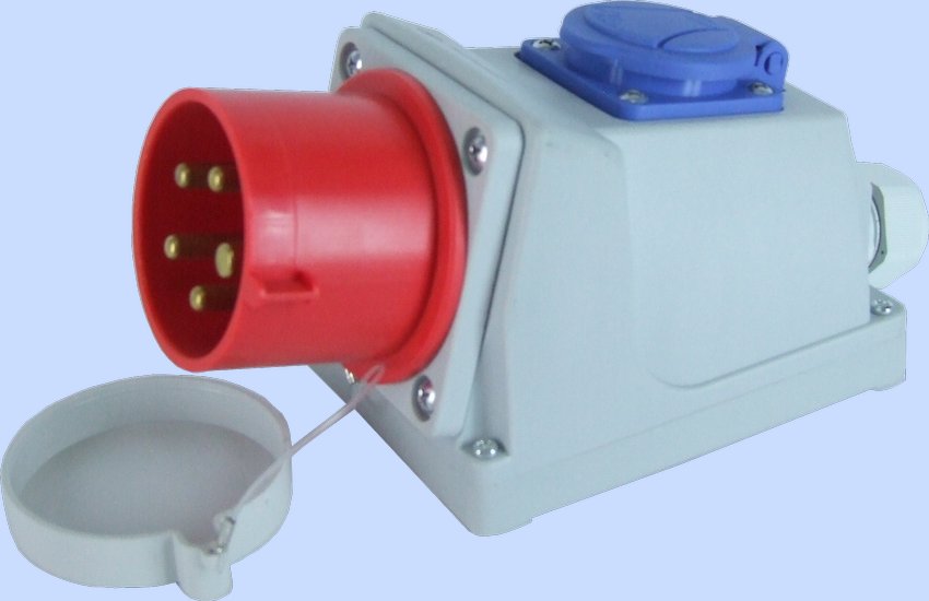 WTYCZKA STAŁA KOMBI WSC 32/5 WTYCZKA 32A/400V 3P+N+Z. - 922045 - ELEKTROMET DZIERŻONIÓW