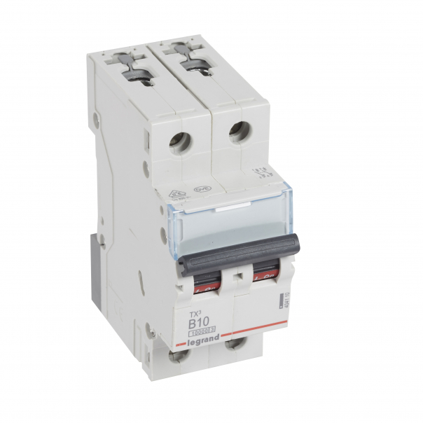 WYŁĄCZNIK NADPRĄDOWY S 312 2P B 10A 10000A SERII TX3 - 404110 - LEGRAND