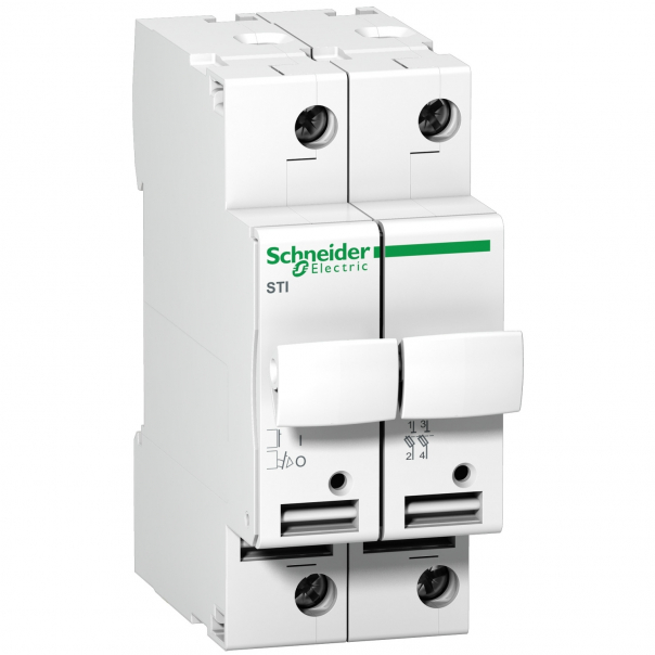 PODSTAWA BEZPIECZNIKOWA  STI 2P 380V - A9N15650 - SCHNEIDER ELECTRIC