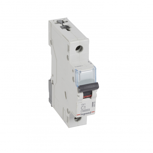 WYŁĄCZNIK NADPRĄDOWY C 1A 1-POLOWY CHARAKTERYSTYKA C SERII TX3 S 311 - 404163 - LEGRAND