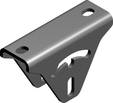 Podstawa sufitowa uchylna PSUV 5,00 mm - 740611 - BAKS