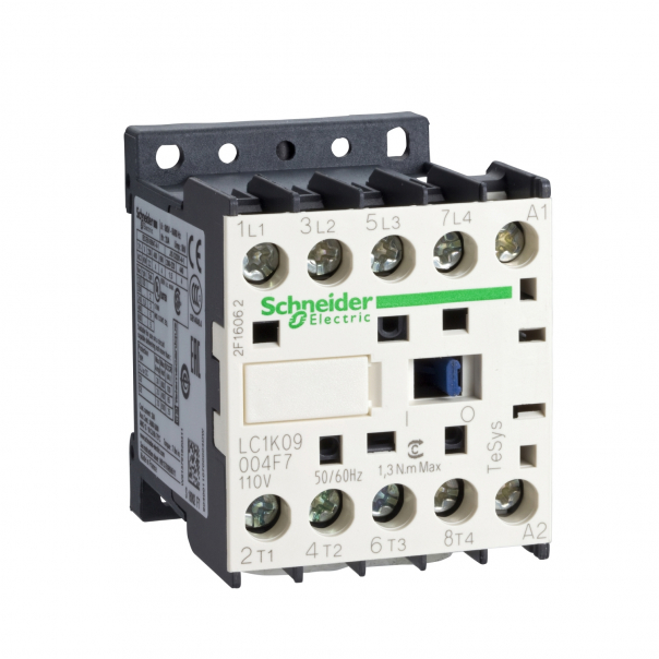 STYCZNIK MOCY TESYS K AC1 20A 4P 4NO CEWKA 230VAC ZACISKI ŚRUBOWE - LC1K09004P7 - SCHNEIDER ELECTRIC