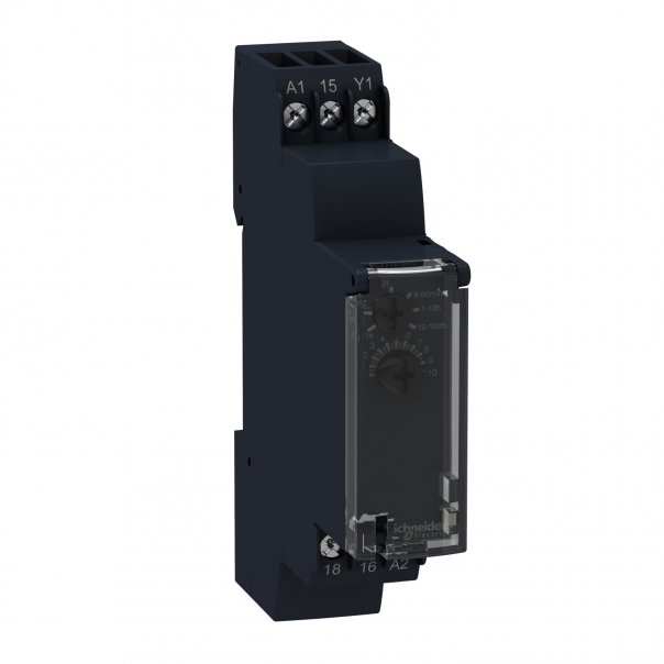 PRZEKAŹNIK CZASOWY, ZAKRES 1s&hellip;100h, 24..240V AC/DC - RE17LAMW - SCHNEIDER ELECTRIC