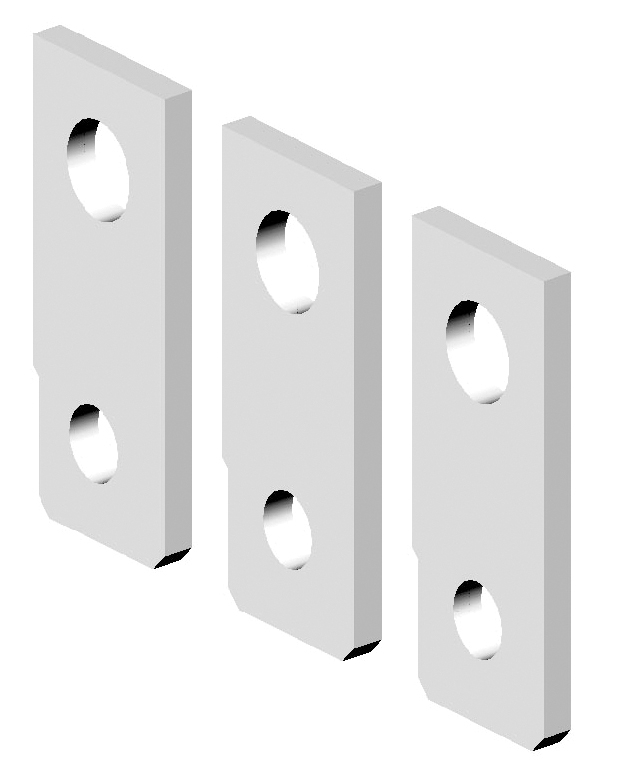 PRZYŁĄCZA SZYNOWE PROSTE (1KPL=3SZT.) ZB2 S800-800/3 STRAIGHT - 004672322 - ETI