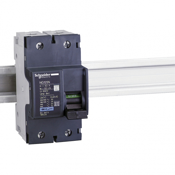WYŁĄCZNIK NADPRĄDOWY NG125N 2P 20A C - 18623 - SCHNEIDER ELECTRIC