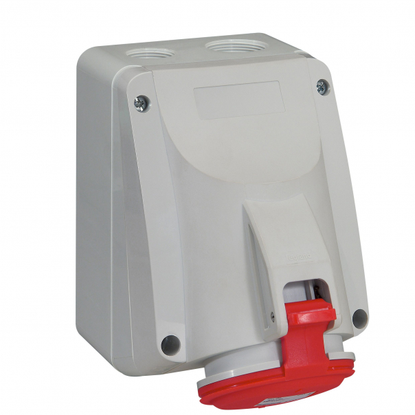 GNIAZDO STAŁE 32A 3 POLOWE Z UZIEMIENIEM 400V IP44 - 555258 - LEGRAND