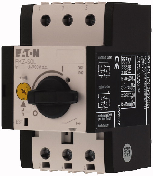 WYŁĄCZNIK 2-BIEGUNOWY, 30 A DC PKZ-SOL30 - 120939 - EATON