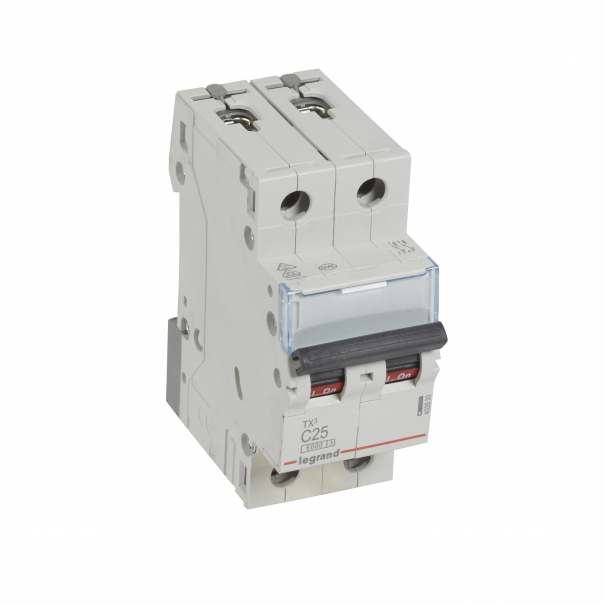 WYŁĄCZNIK NADPRĄDOWY C 25A 2 POLOWY S302 - 403530 - LEGRAND