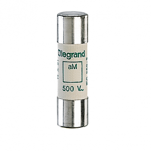 WKŁADKA BEZPIECZNIKOWA CYLINDRYCZNA 10A 14 X 51 SILNIKOWA AM HPC - 014010 - LEGRAND