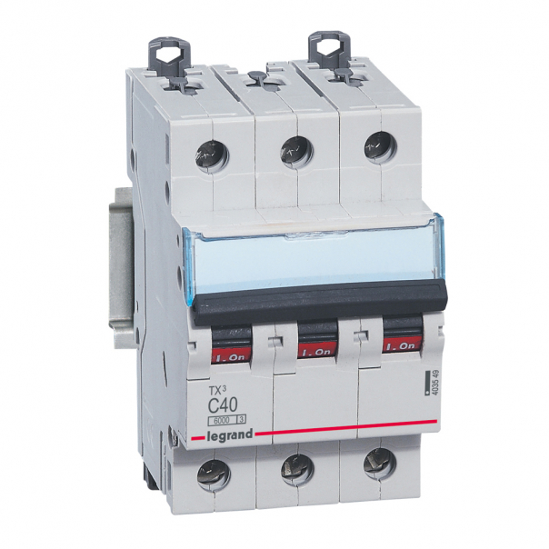 WYŁĄCZNIK NADPRĄDOWY C 40A 3 BIEGUNY S303 - 403549 - LEGRAND