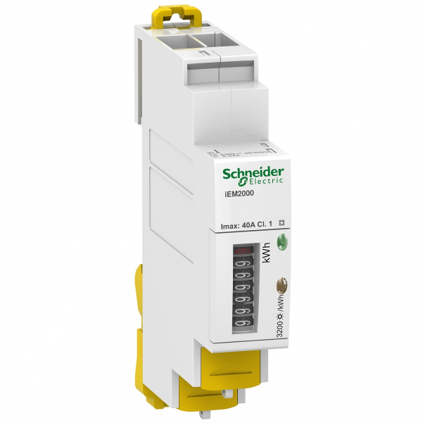 Licznik energii iEM2000 1f wyśw kWh 40 A MID. - A9MEM2000 - SCHNEIDER ELECTRIC