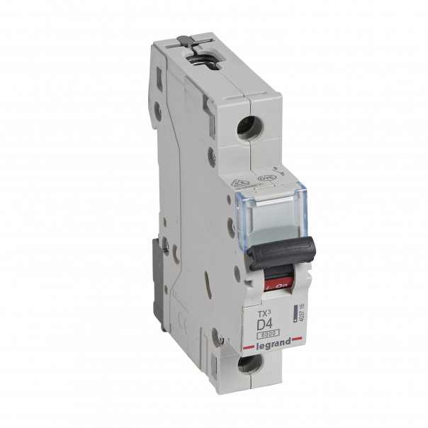 WYŁĄCZNIK NADPRĄDOWY D 4A 1 BIEGUN S301 - 403716 - LEGRAND