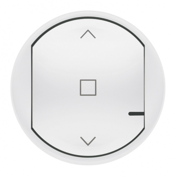 CELIANE WITH NETATMO - PLAKIETKA DO ŁĄCZNIKA ROLET TYTANOWA - 064819 - LEGRAND