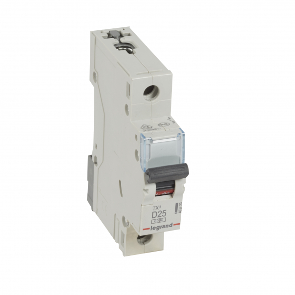 WYŁĄCZNIK NADPRĄDOWY D 25A 1 BIEGUN S301 - 403723 - LEGRAND