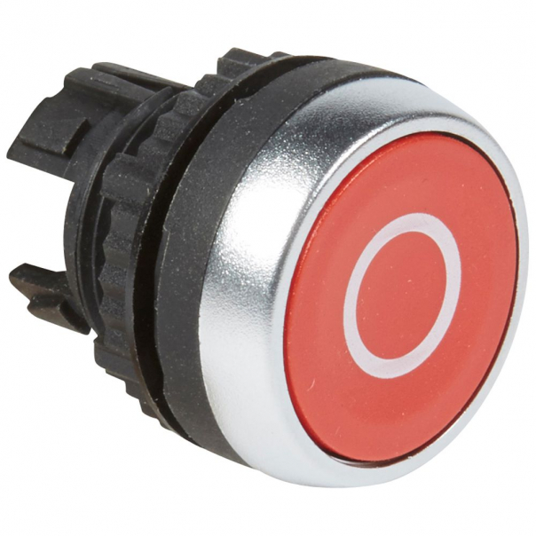 GŁÓWKA PLASKA PRZYCISK IMP "O" CZERWONA - 023808 - LEGRAND