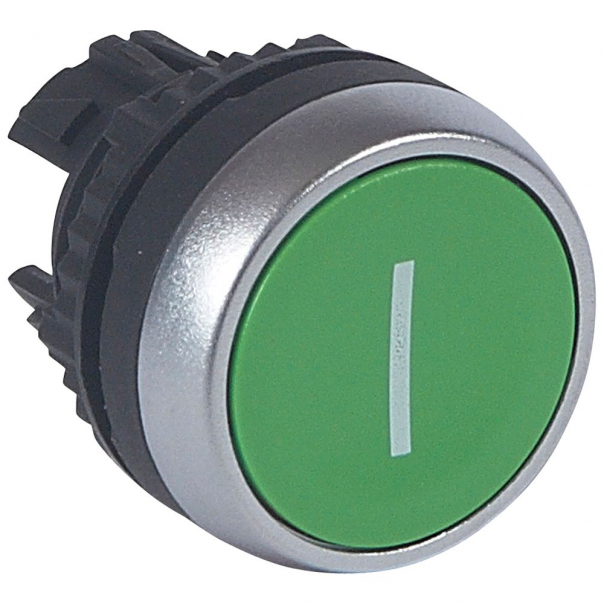 GŁÓWKA PLASKA ZIELONY PRZYCISK IMP "I" - 023809 - LEGRAND