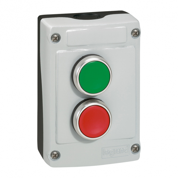 PUSZKA KOMPLETNA 2 PRZYCISKI I/O (NONC) - 024230 - LEGRAND