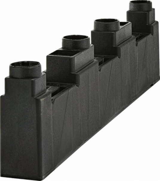 NOŚNIK IZOLACYJNY SZYN PRĄDOWYCH O ROZSTAWIE 60 MM, 3-BIEG. BBS-60/3 - 001696001 - ETI