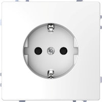 GNIAZDO POJEDYNCZE Z UZIEMIENIEM Schuko D-Life biały - MTN2300-6035 - SCHNEIDER ELECTRIC