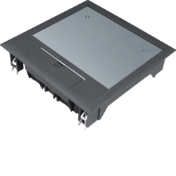 Pokrywa uchylna VQ06 200x200 wykładzina 5mm czarny PA tehalit.VE-EE. - VQ06059005 - HAGER