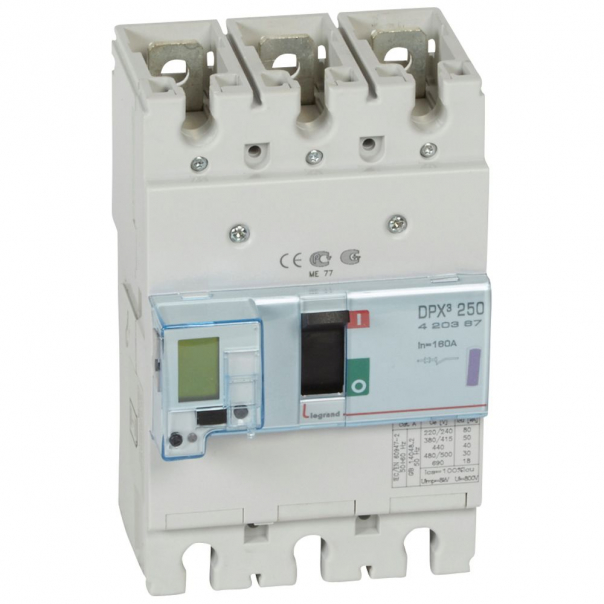 WYŁĄCZNIK MOCY 160A 3-POLOWY 50KA DPX3 250 EL - 420367 - LEGRAND