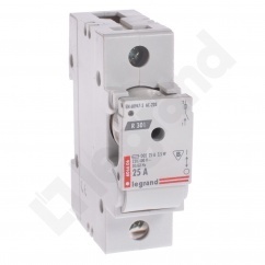ROZŁĄCZNIK BEZPIECZNIKOWY 25A 1 BIEGUN DO WKŁADEK D0 R301 - 606606 - LEGRAND