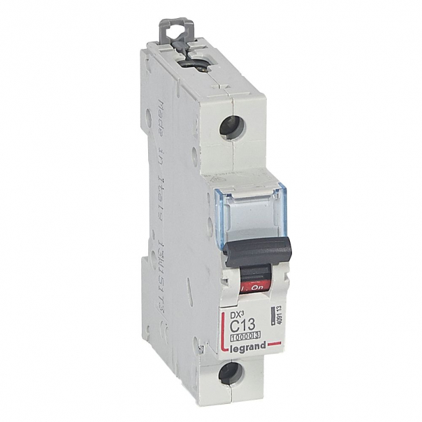 WYŁĄCZNIK NADPRĄDOWY C 13A 1 POLOWY CHARAKTERYSTYKA C SERII DX3 S311 - 409113 - LEGRAND