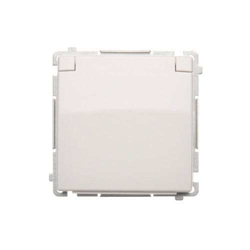 Gniazdo wtyczkowe Schuko do wersji IP44 (moduł) 16A, 250V~,zaciski śrubowe; biały - BMGSZ1B.01/11 - KONTAKT SIMON