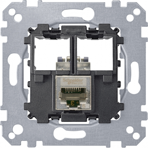MECHANIZM GNIAZDA TELEINFORMATYCZNEGO KOMPUTEROWE S-ONE 1xRJ45 KAT 6A STP - MTN4576-0021 - SCHNEIDER ELECTRIC