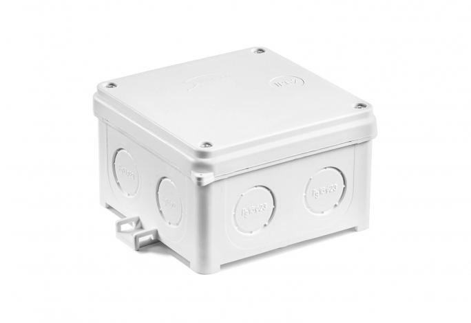 PUSZKA NATYNK 98X98X60MM BEZHALOGENOWA SAMOGASNĄCA UV IP67 BIAŁY N90x90S - 35135206 - SIMET