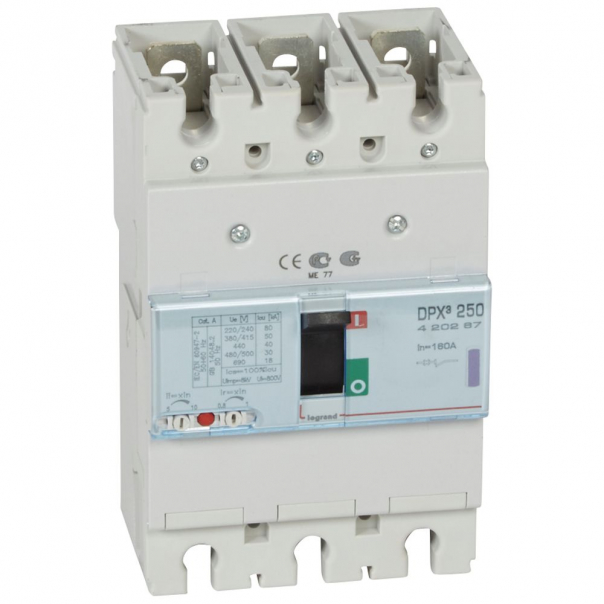WYŁĄCZNIK MOCY 160A 3-POLOWY 50KA DPX3 250 - 420267 - LEGRAND