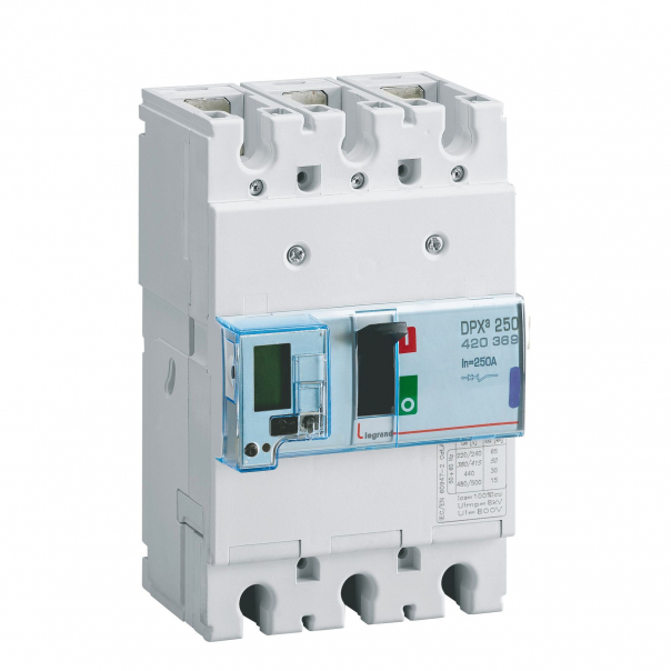 WYŁĄCZNIK MOCY 250A 3-POLOWY 50KA DPX3 250 EL - 420369 - LEGRAND